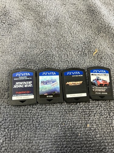 Racing Bundle 4 Games Asphalt - Ridge Racer Spy Hunter Mod Vita Tested Authentic - Picture 2 of 3