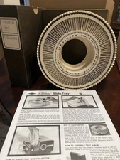 (3 Trays) Vintage Sawyer's Rototray 100 Projector Slide Tray for 2" x 2" Slides