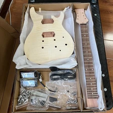 Ship from US  Unfinished DIY PRS Electric guitar Kit  Rosewood fingerboard