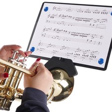 Support de musique lyre de marche léger pour instruments en laiton et bois