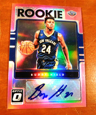 2016-17 Donruss Optic BUDDY HIELD *SP-9.25 Pink Prizm Autograph Rookie Card. rookie card picture