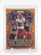 CLYDE EDWARDS-HELAIRE 2020 PANINI PRIZM ROOKIE ORANGE DISCO RC Q4647