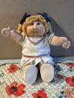 Cabbage Patch Girl blonde Pigtails, Blue Eyes, Dimples, HM 2, 1984