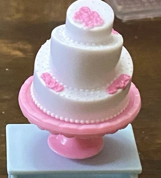 Dollhouse Wedding Cake For Barbie Or Similar Dolls