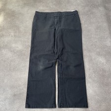 Dickies Carpenter Trousers Womens 38" Workwear Utility Relaxed Fit Pants, Black