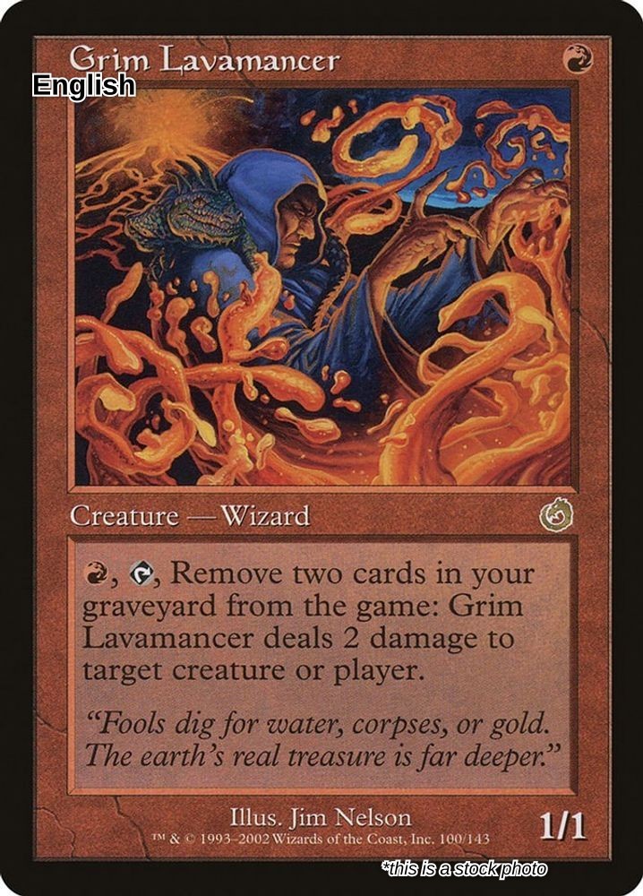 Grim Lavamancer - TOR - LP TCG MTG
