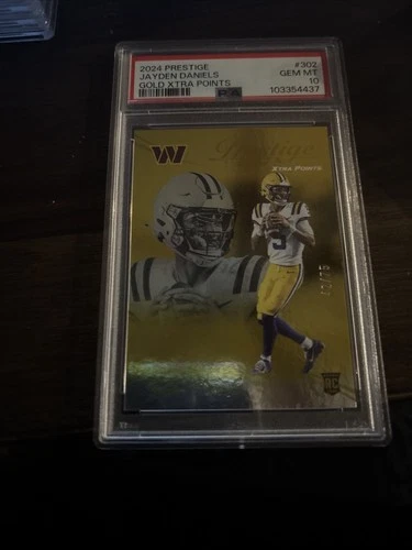 Jayden Daniels Gold /75 Presitge RC PSA 10 (Pop 2)