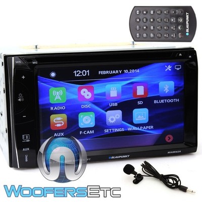 BLAUPUNKT MIAMI 620 DOUBLE DIN 6.2'' TOUCHSCREEN BLUETOOTH DVD CD CAR STEREO NEW