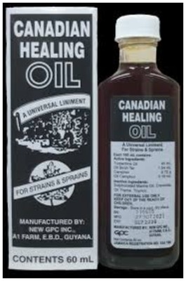 Canadian Healing Oil 60ml   Fast Relief for Aches, Cough, Cold & Multipurpose 
