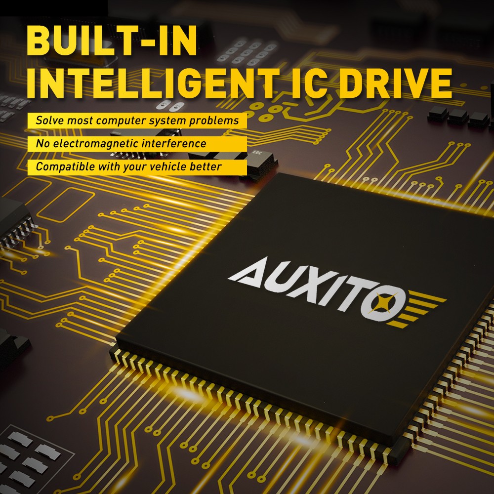 AUXITO White 9006 HB4 LED Headlight Bulb Conversion Kit Low Beam Bright 40000LM