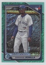 2024 Bowman Chrome Prospects Aqua Shimmer Refractor 76/125 Enmanuel Bonilla 1l2