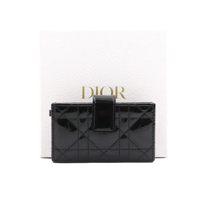 Portefeuille carte accordéon femme Dior noir breveté S0074OVRB aa50680 134040603