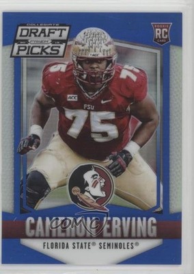2015 Panini Prizm Collegiate Draft Picks Blue 30/75 Cameron Erving Rookie RC 1k5