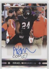 2021 Leaf Ultimate Draft Silver Spectrum 13/15 Israel Mukuamu #GLR-IM1 Auto 9r9