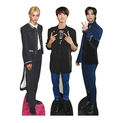 Felix Han Hyunjin Découpes En Carton Pour Fête Lot De 3 Chanteurs K Pop 31cm - Photo 1/3