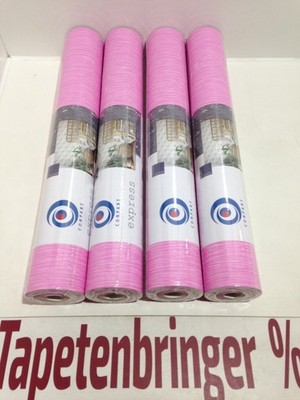 Papiertapete Erismann CONPART 4x 224086 (4Rollen) Uni Streifen Rosa Glitter