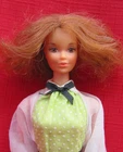 Vintage 1973 Quick Curl Kelley Doll #4221 Original Dress Barbie Mattel