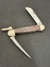 Camillus Rigging Knife Marlin Spike Pocket Knife Sailing Tool Made In USA