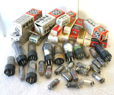 Untested Lot of Vintage Radio  TV Vacuum Tubes from Repair Shop Estate
