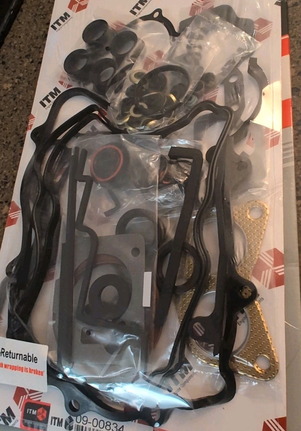 ITM Engine Components 09-00834 Engine Full Gasket Set SAAB Subaru 