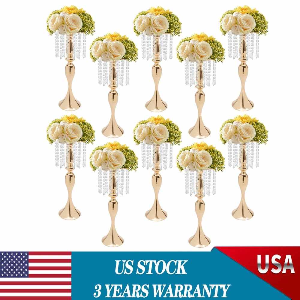 10* Flower Vase Flower Holders Stand Centerpieces for Wedding Dining Table Decor