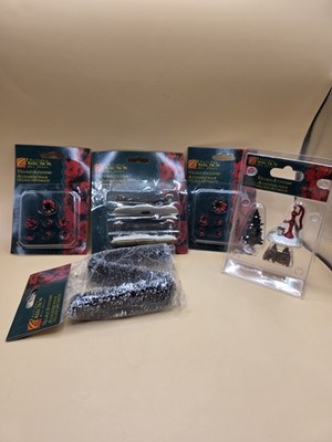 Lemax Village Collection Christmas Accessories Lot: Water Pump, Tree, Firewood,