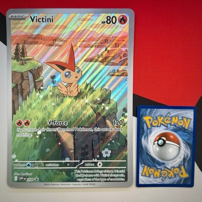 JUMBO Oversized Victini Card SVP208 Scarlet & Violet Promo Pokémon