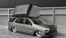 Greenlight 2021 Chevy Tahoe Z71 1/64 CUSTOM Frame/Wheel Swap Bodied On 28s