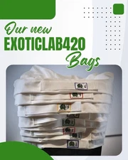 NEW 20 Gallon (White) Exoticlab420 Bubble Bags 8 Bags Kit(Buy 5 Get 1 Free )