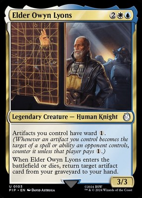 MTG Magic the Gathering Elder Owyn Lyons (103/1189) Fallout LP