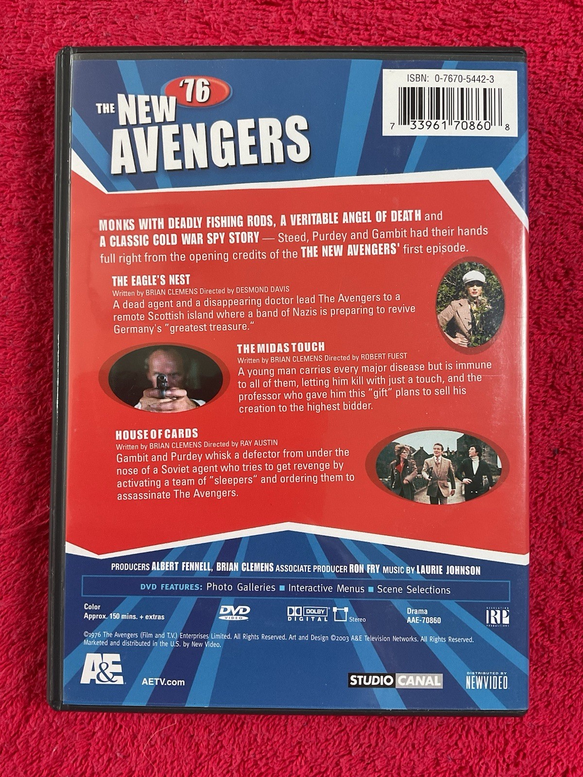 The New Avengers ‘76 Boxed Set DVD
