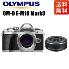 Olympus OM-D E-M10 Mark III Silver Body  17mm f/2.8 Pancake Lens Used Tested F