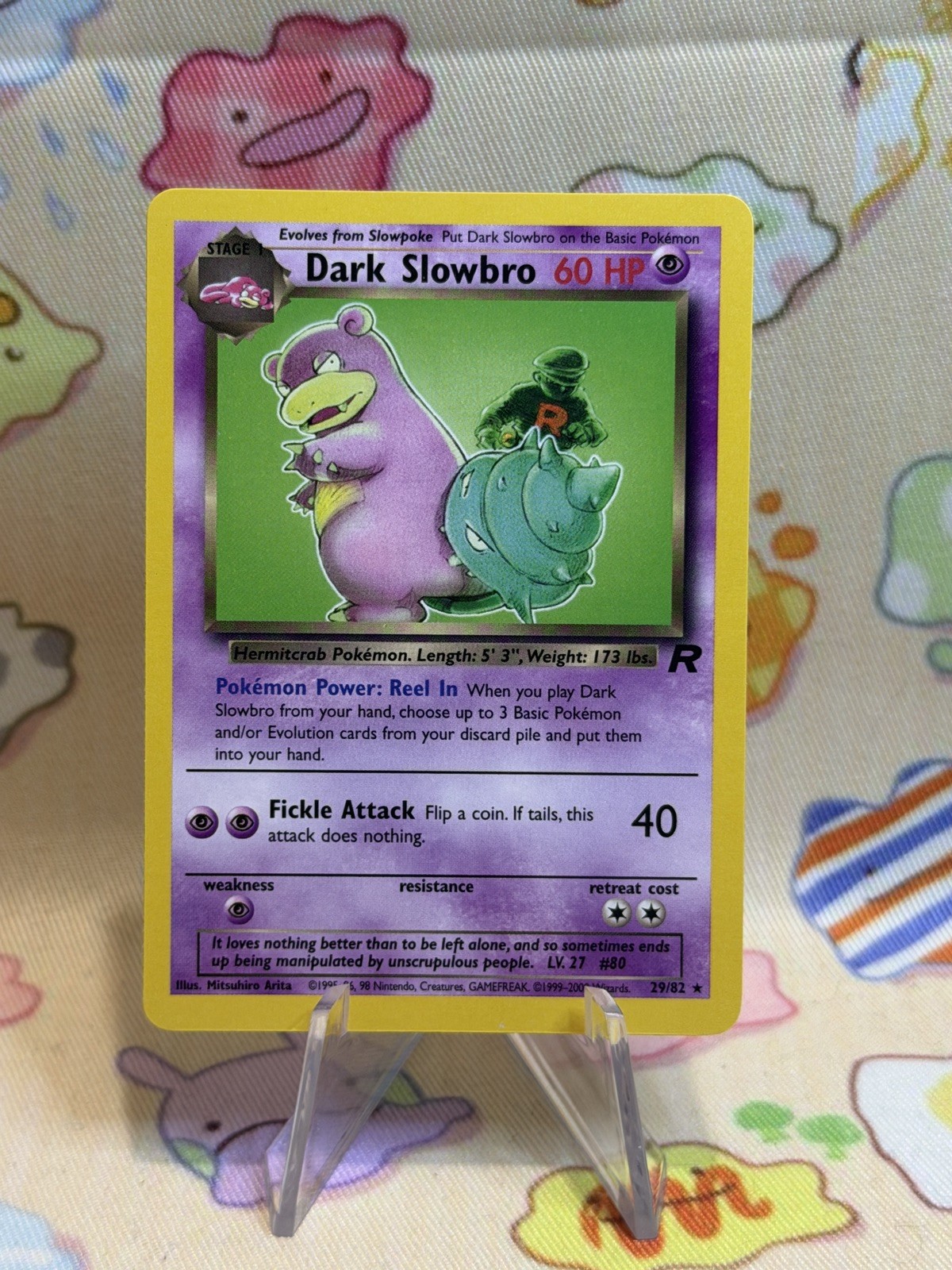 Pokémon TCG Dark Slowbro Team Rocket 29/82 Rare NM