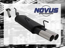 NOVUS Sportauspuff Gruppe N ESD 2x 76 mm RL-Design für Opel Astra G Caravan