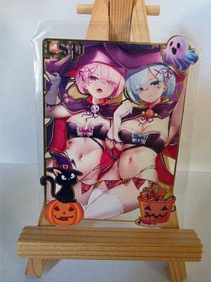 Rem & Rom Re:Zero | Metal Card LSP 172/200 | Goddess Story Waifu's