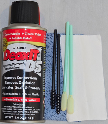 Caig DeoxIT  D5S Can 142g 5% solution spray w/LMH valve Kit K-100CD5