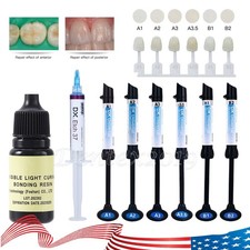 Dentex Dental Composite Light Cure Universal Resin /Acid Etching Gel 37 /Bonding