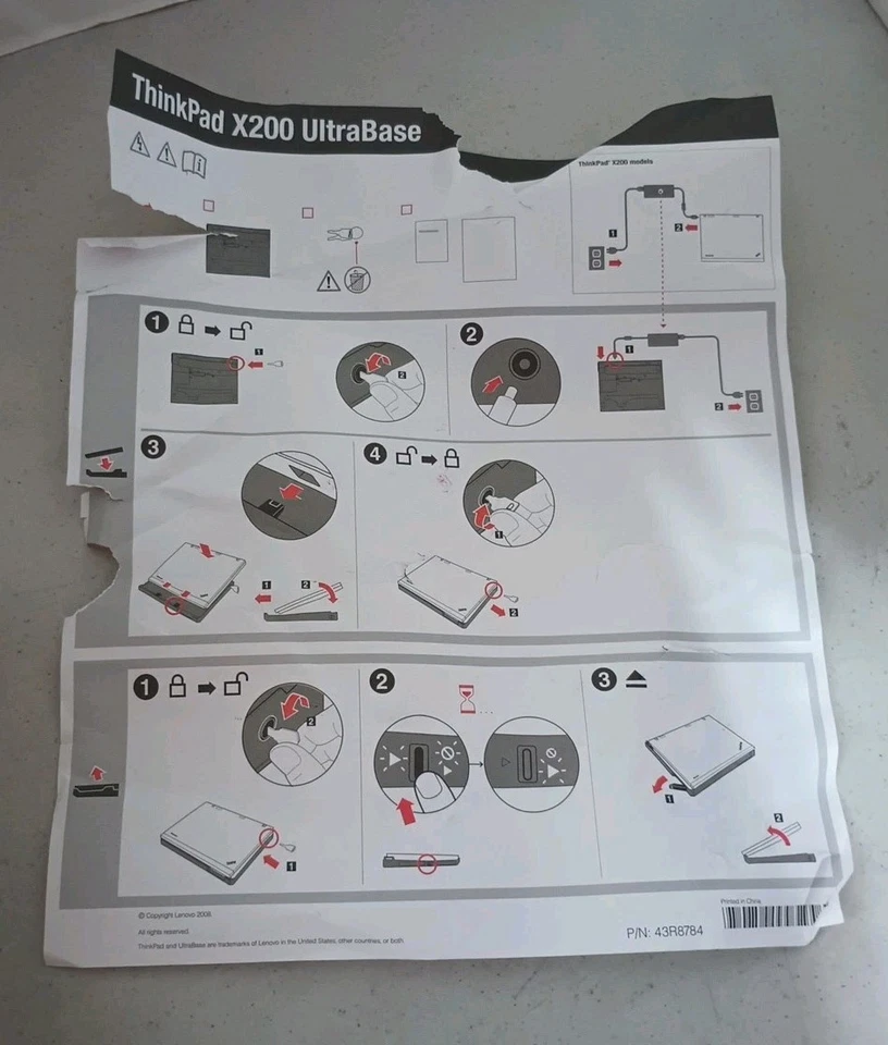 Lenovo Ultrabase 43R8781 für Thinkpad X200/X201/X200 Tablet/X201 Tablet - Bild 3 von 4