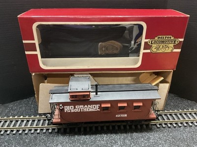 Delton USA G Scale 4275R Rio Grande Southern Long Caboose Train Car  