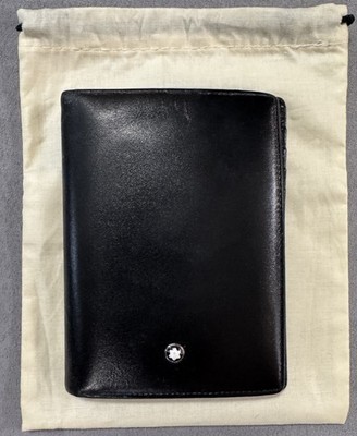 Montblack Black Leather Wallet (Authentic)