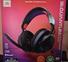 JBL Quantum 650X Wireless Bluetooth Gaming Headset Detachable Boom Mic