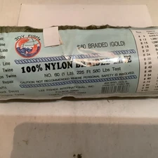 NOS JOY FISH 100% NYLON BRAIDED #60 (1LB).225FT. 580LB  TEST TROT LINE🐠