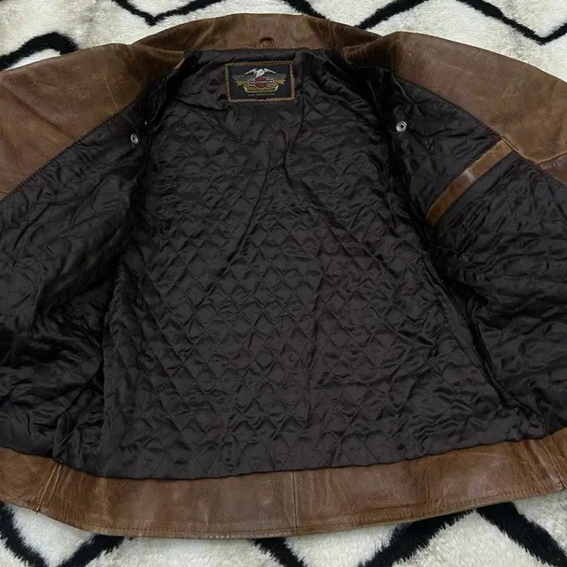 Harley-Davidson Short Genuine Leather Rider Jacket - Size M