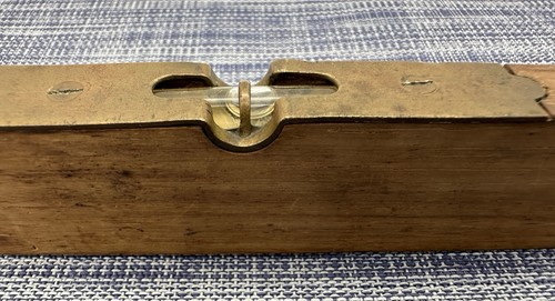 Vintage - Southington Torpedo Palisander-Messing Wasserwaage 9" - 2 Blasen - Bild 4 von 6