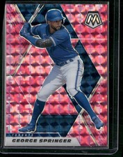 2021 Panini Mosaic #142 George Springer Pink Camo