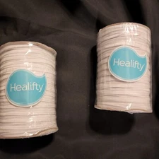 3 Healifty White Braided Elastic Rolls 1/8"/5mm 300 ft/spool NEW 