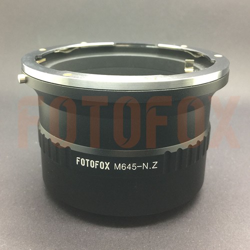 Obiettivo Mamiya 645 M645 per Nikon Z attacco full frame adattatore fotocamera mirrorless Z7 - Foto 7 di 8