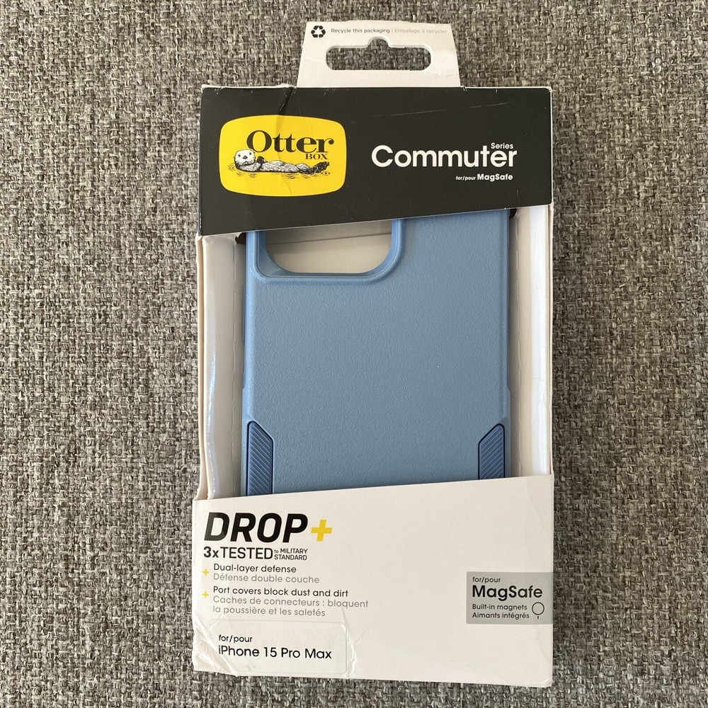 OtterBox iPhone 15 Pro Max Commuter Series for Magsafe Case - Blue