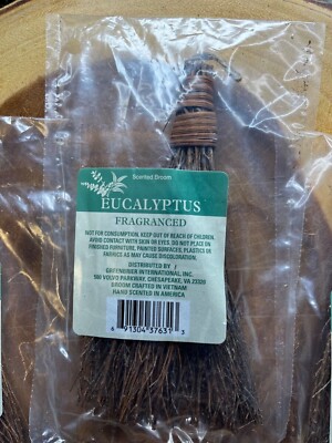 New Aromatic Eucalyptus Scented Fragranced 6  Mini Broom