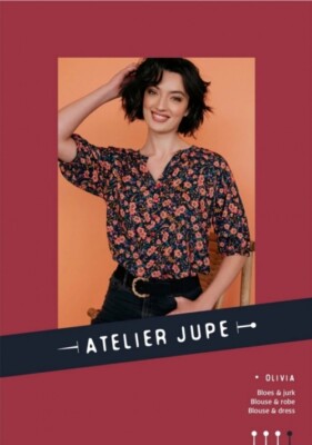 Atelier Jupe Schnittmuster Olivia Bluse & Kleid Damen UK Größe 6-24